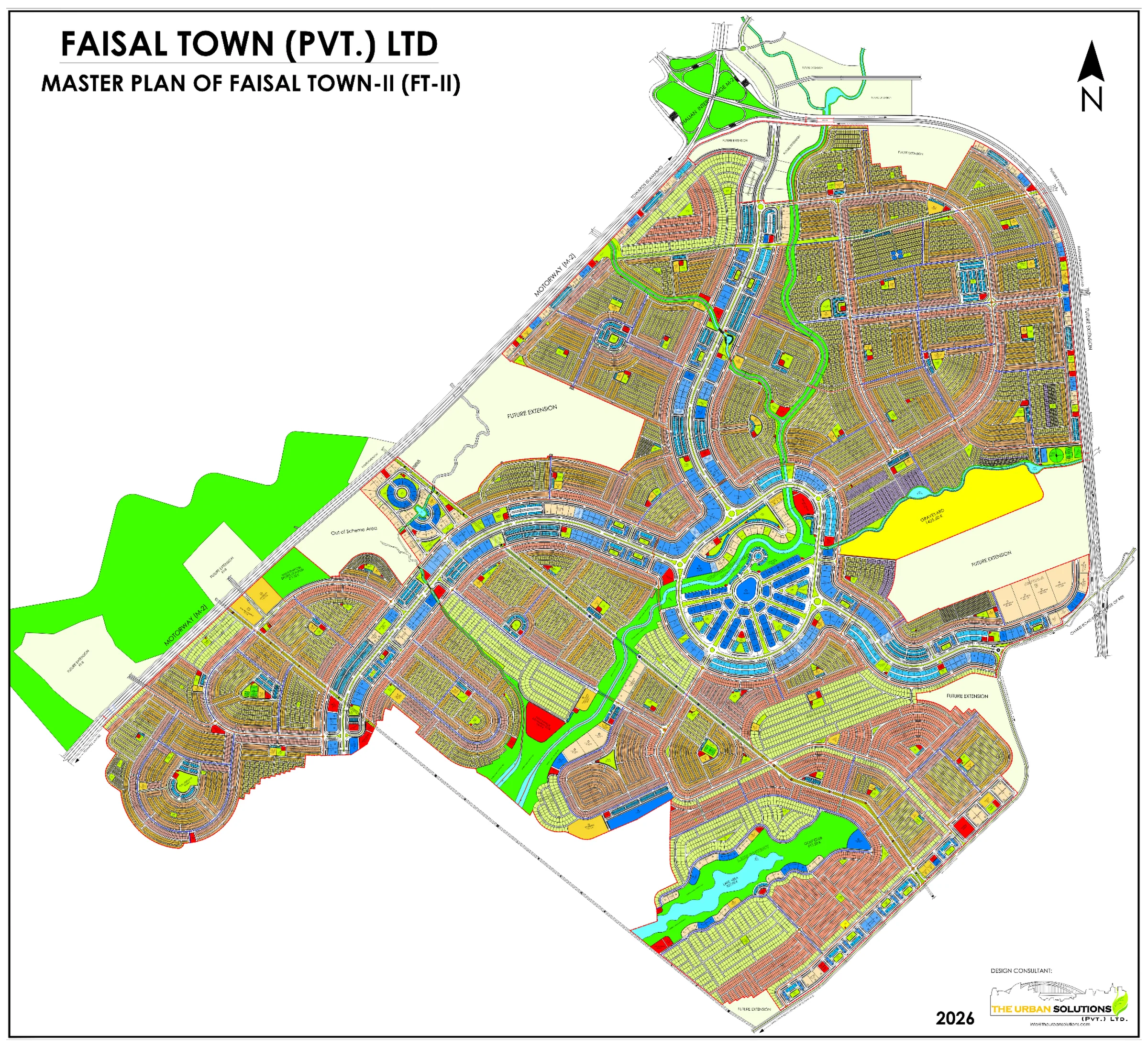 Faisal Town Phase 2 master plan